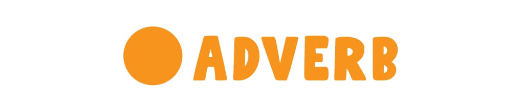 The adverb symbol - learning parts of speech for kids.