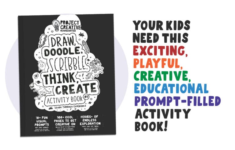 Your Kids Need This Activity Book with Unique Drawing Prompts (+ Free Printable Activity!)