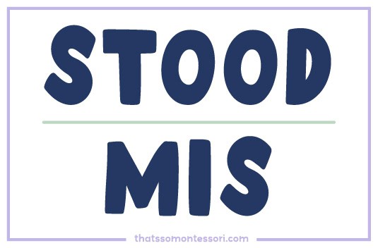 Can you solve this easy Rebus puzzle? Find the answer at the end! The word 'stood' is written on a line, and underneath the line is the prefix 'mis'.