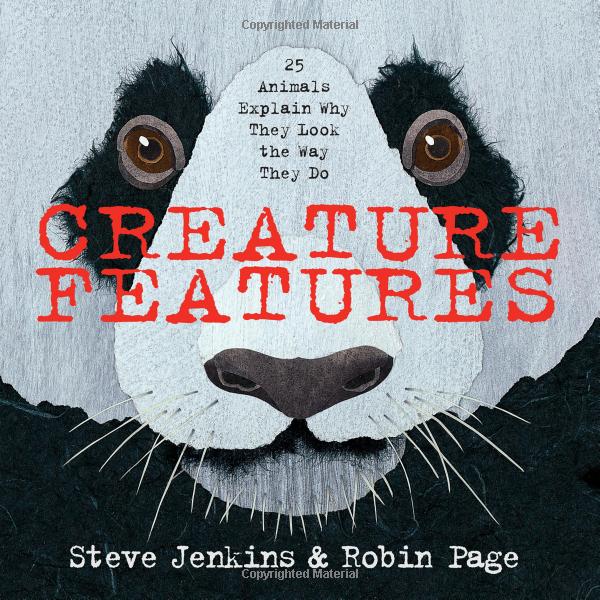 An image of the cover of Creature Features, a fun picture book for 5th graders.