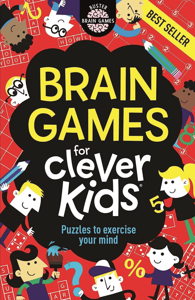 An image of the cover of the book Brain Games for Clever Kids.