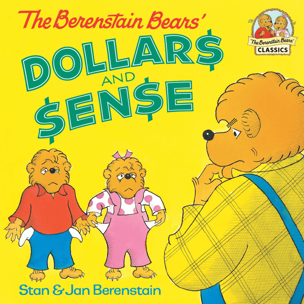 An image of the cover of Dollars and Sense, one of the money books for kids that we love!