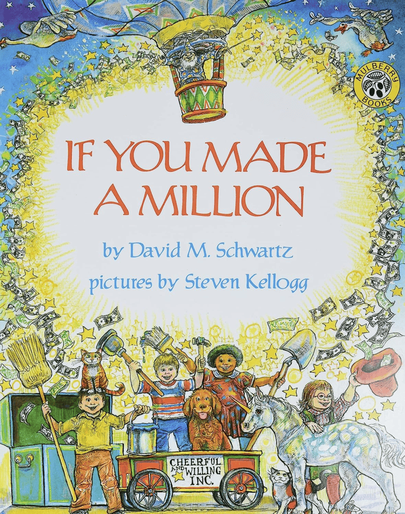 An image of the cover If You Made a Million, one of the money books for kids that we love.