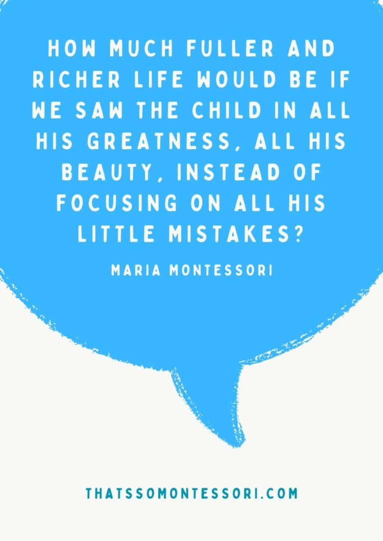 77 Montessori Quotes to Fuel Your Child's Success Story Now - That's So Montessori