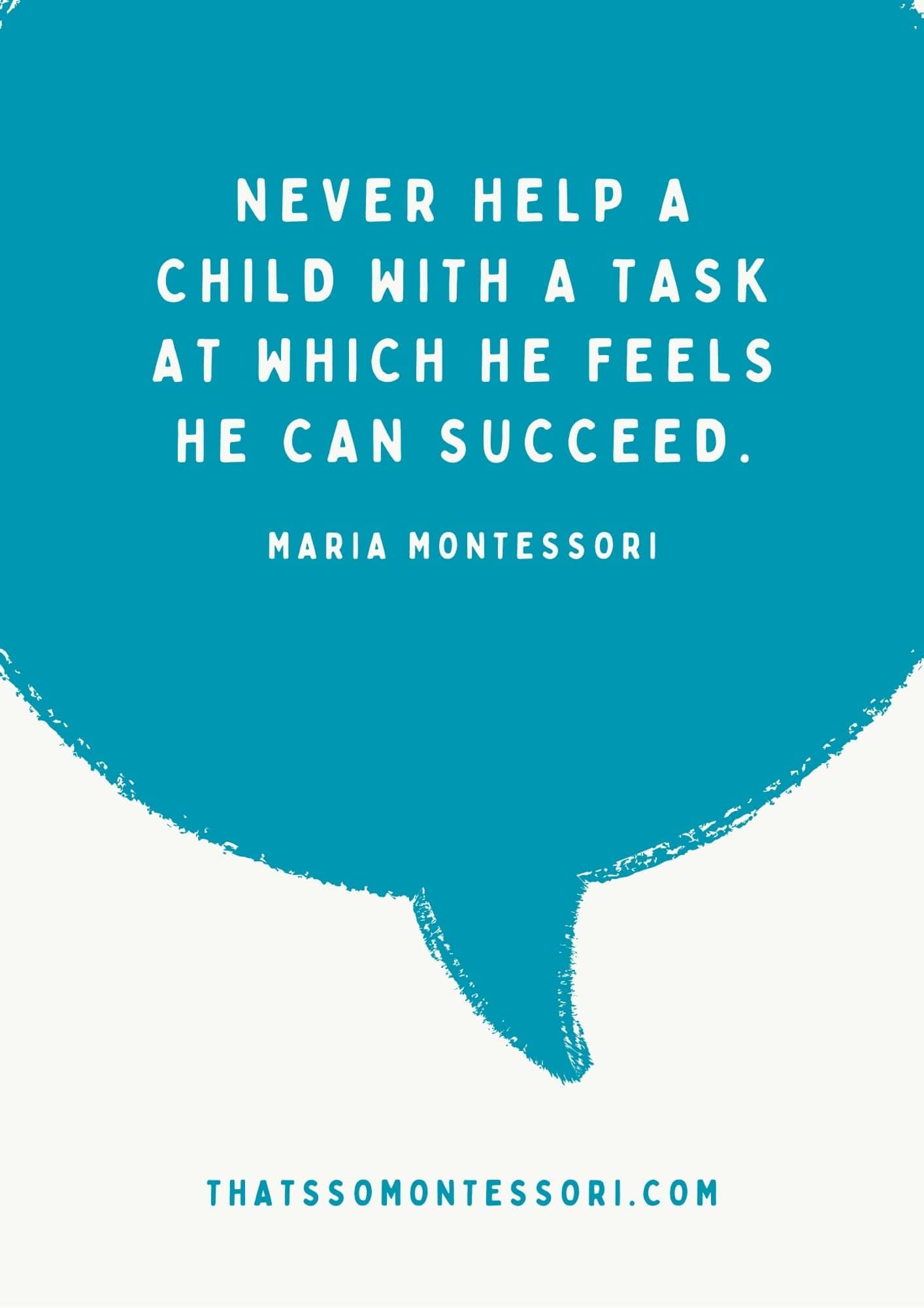 77 Montessori Quotes to Fuel Your Child's Success Story Now - That's So ...