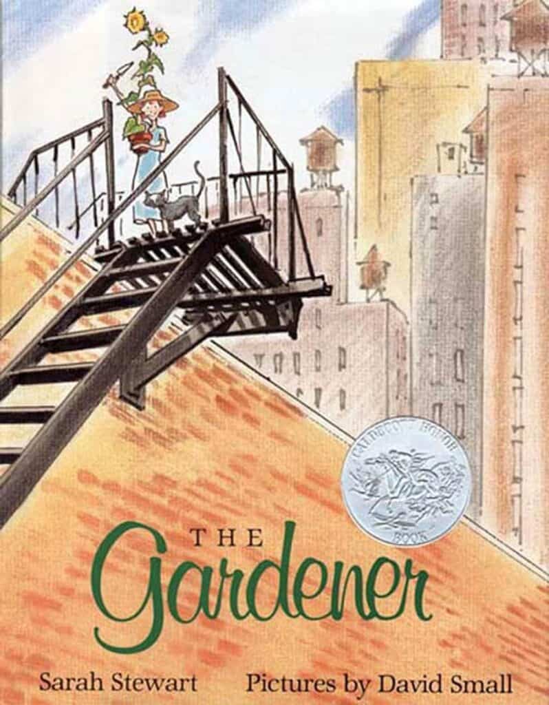 The cover of The Gardener, an excellent picture book with rich vocabulary.