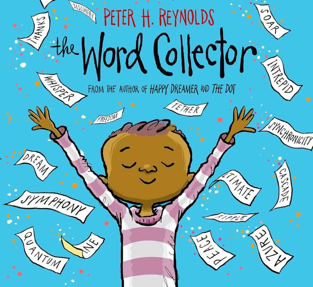 An image of the cover of The Word Collector, one of my favourite picture books with rich vocabulary.