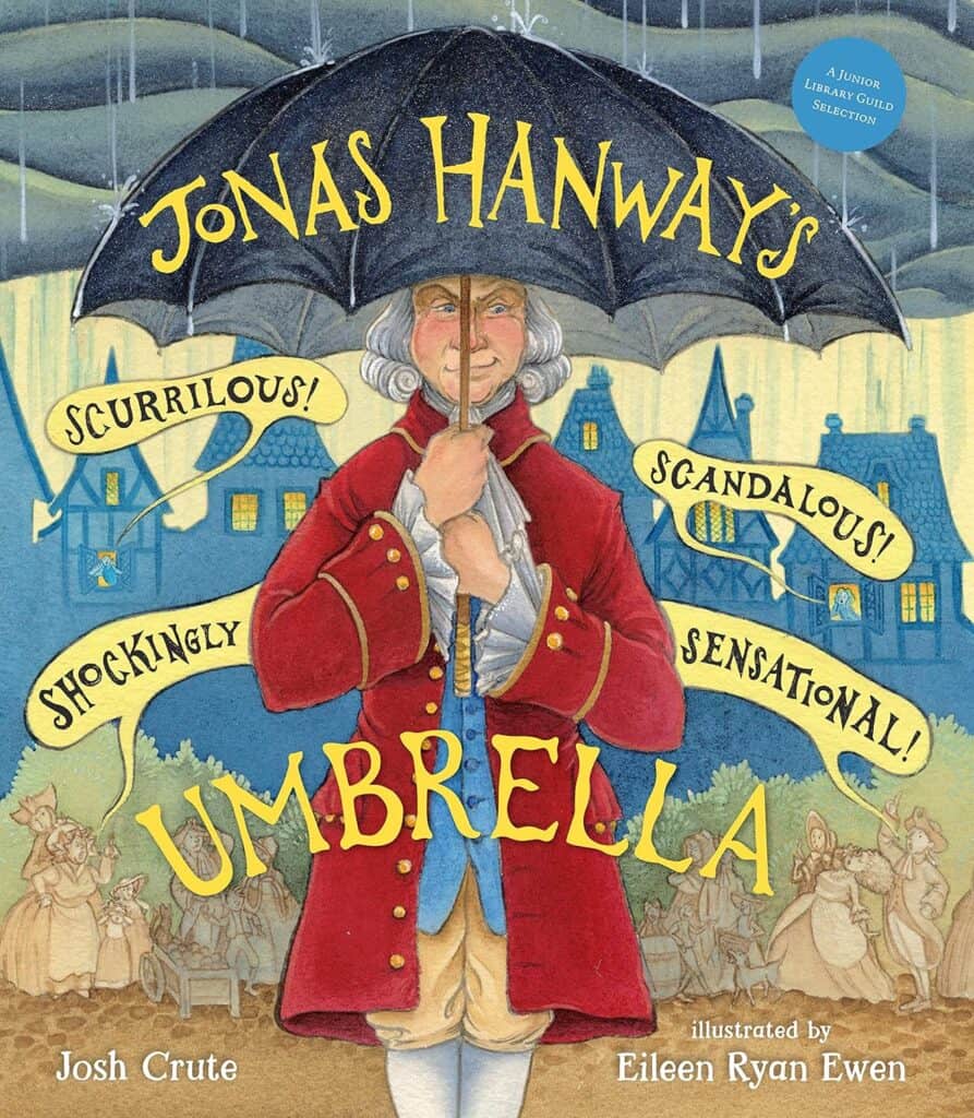 The book cover of Jonas Hanway's Scurrilous, Scandalous, Shockingly Sensational Umbrella