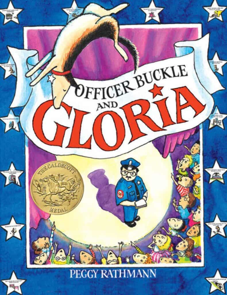The cover of Officer Buckle and Gloria, a picture book for kids.