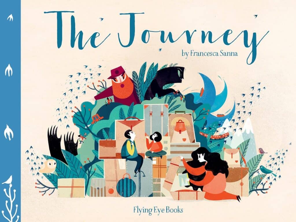 An image of the book cover 'The Journey' which is a picture book that benefits older readers.