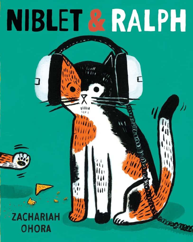 A picture of the cover of 'Niblet & Ralph' which is one of the great cat books for kids.