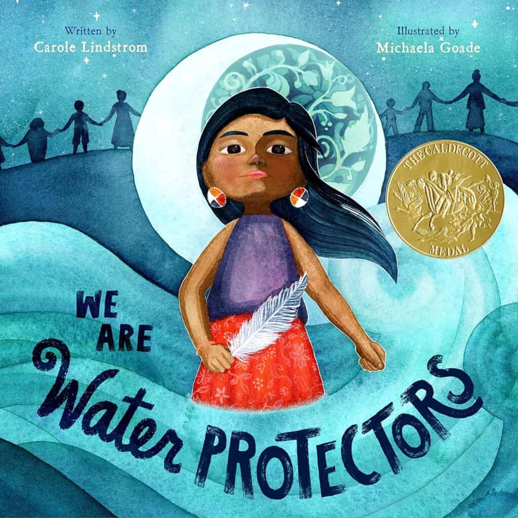 An image of the book cover 'We Are Water Protectors' which is a picture book that benefits older readers.