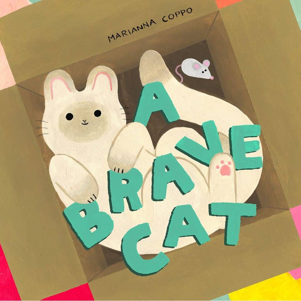 A picture of the cover of 'A Brave Cat' which is one of the great cat books for kids.