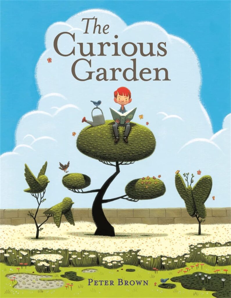 The book cover of another one of our great earth day books for kids called The Curious Garden.