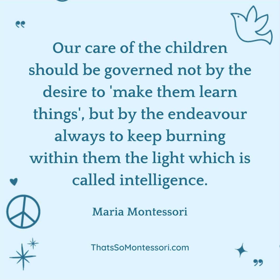 35 Montessori Quotes for Inspiring Peace - That's So Montessori