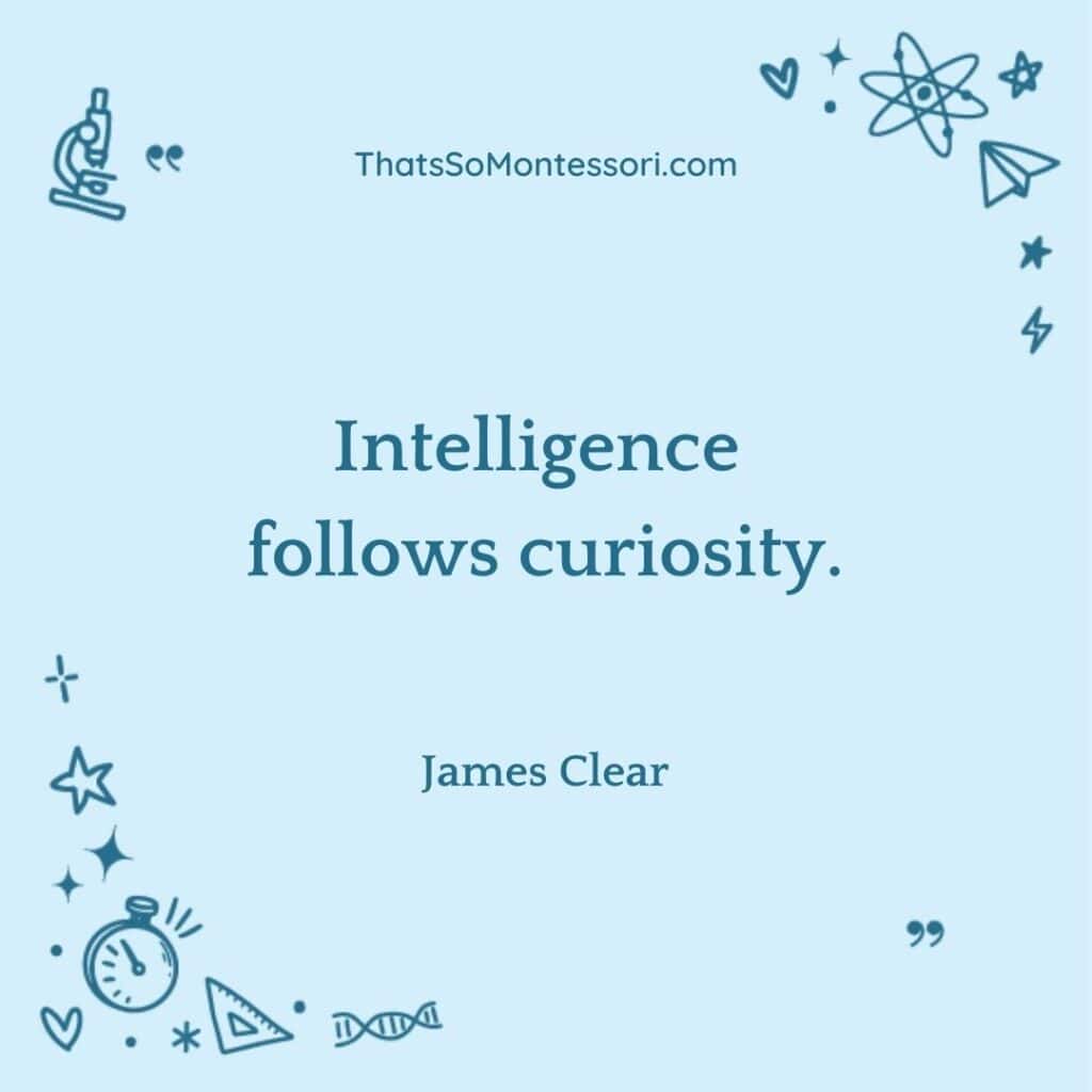 A great short quote to share with students to ignite curiosity and learning.