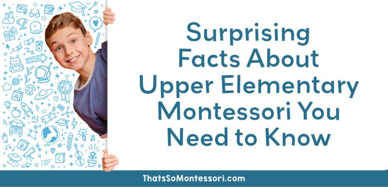 5 Surprising Facts About Upper Elementary Montessori You Need to Know