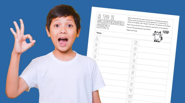 Scavenger Hunt Meets ABCs β A Printable Kids Will Love (Plus 11 Great Ways to Use It!)