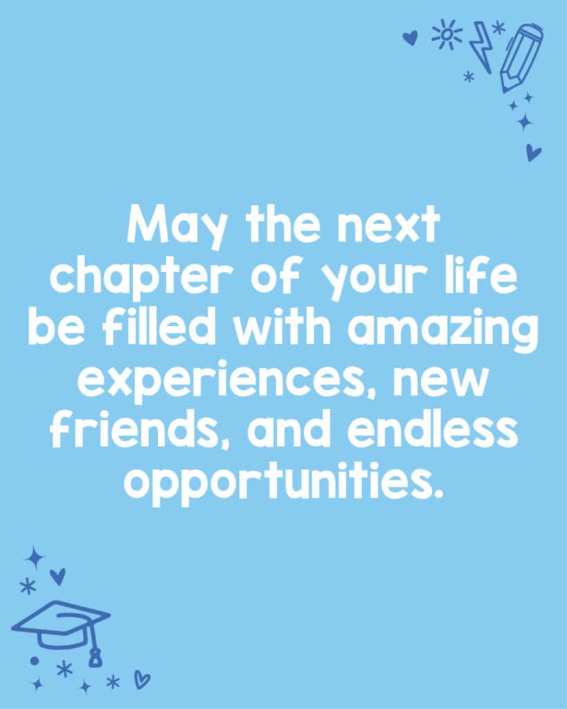 Warm wishes for the future to an elementary grad.