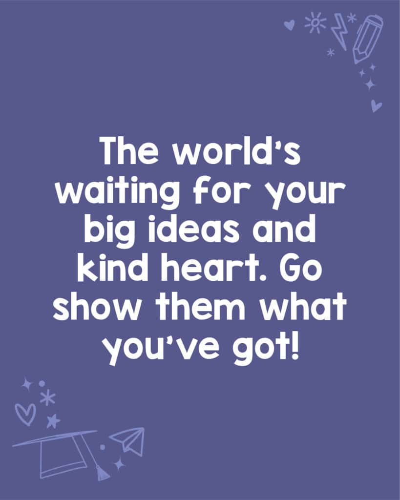 An amazing graduation congratulations message.
