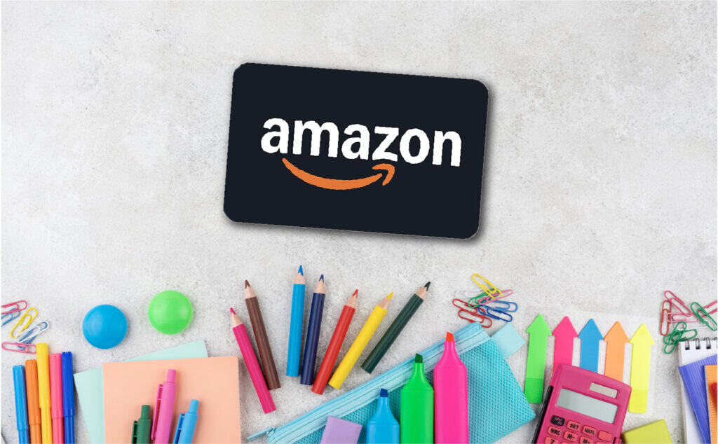An image of an Amazon gift card, another excellent gift choice for an elementary grad.