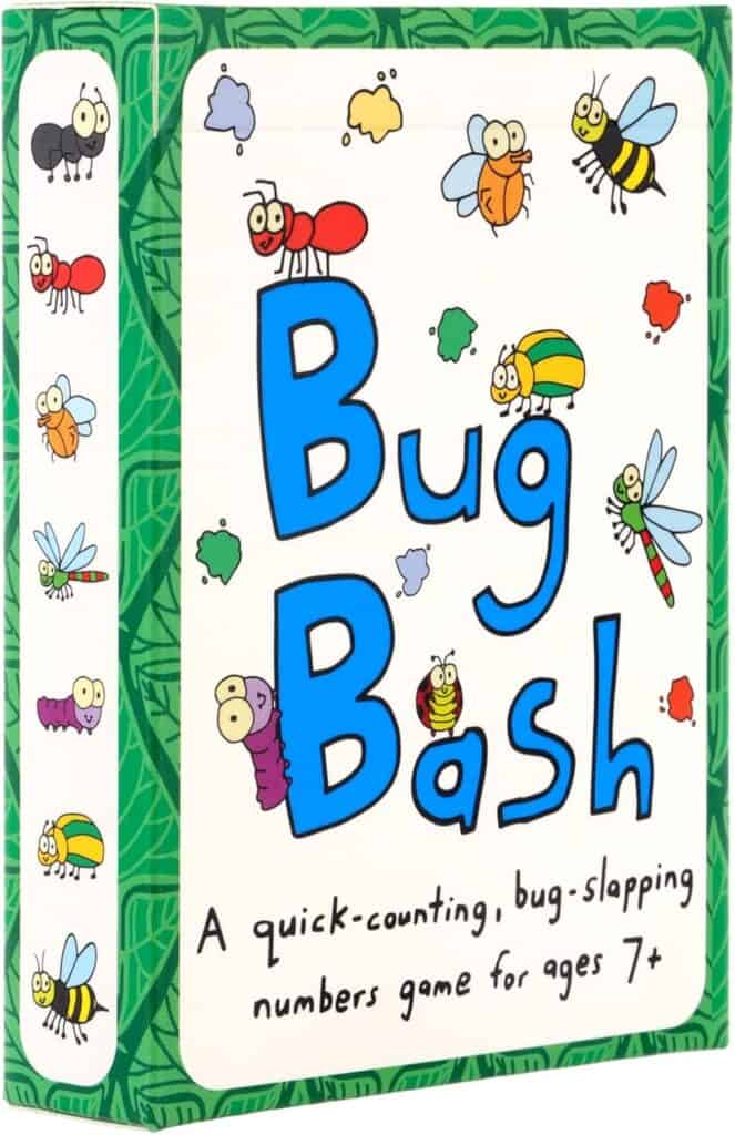 Bug Bash is a great math card game for kids 7 years +