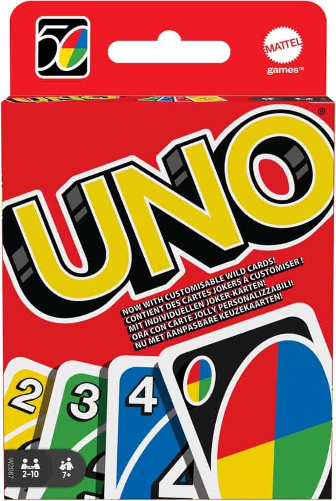 Uno is an all time classic math card game for kids.