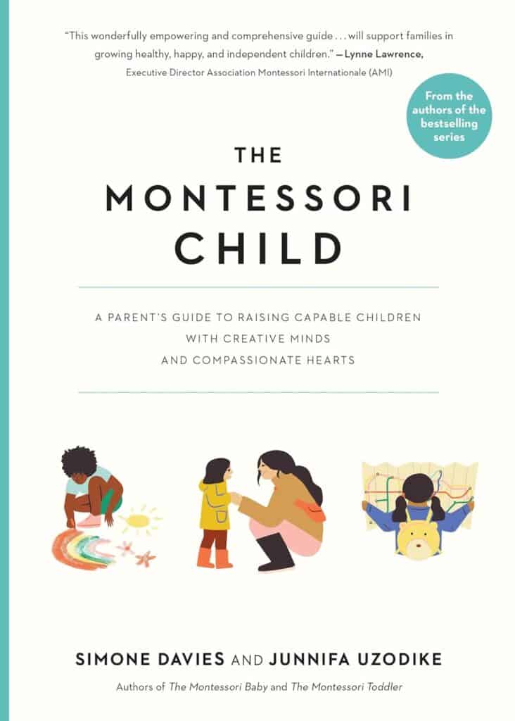 The cover of one book from The Montessori Child series.
